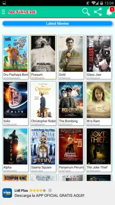 MoviesHub android App screenshot 1